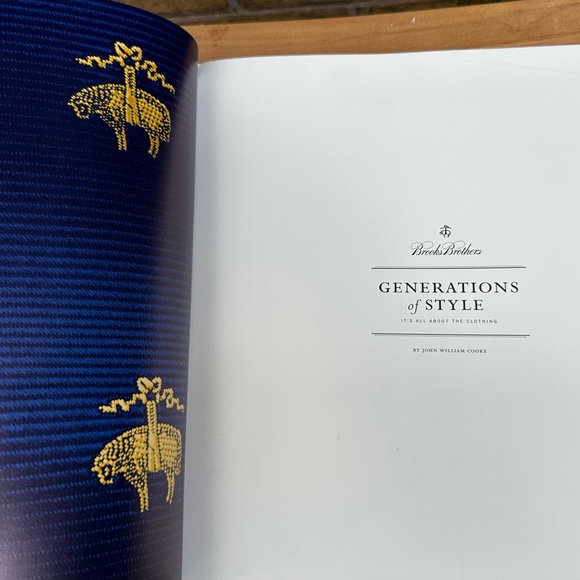 Brooks Brothers Generations of Style book - by John Cooke 2003 Soft Cover - Picture 2 of 3